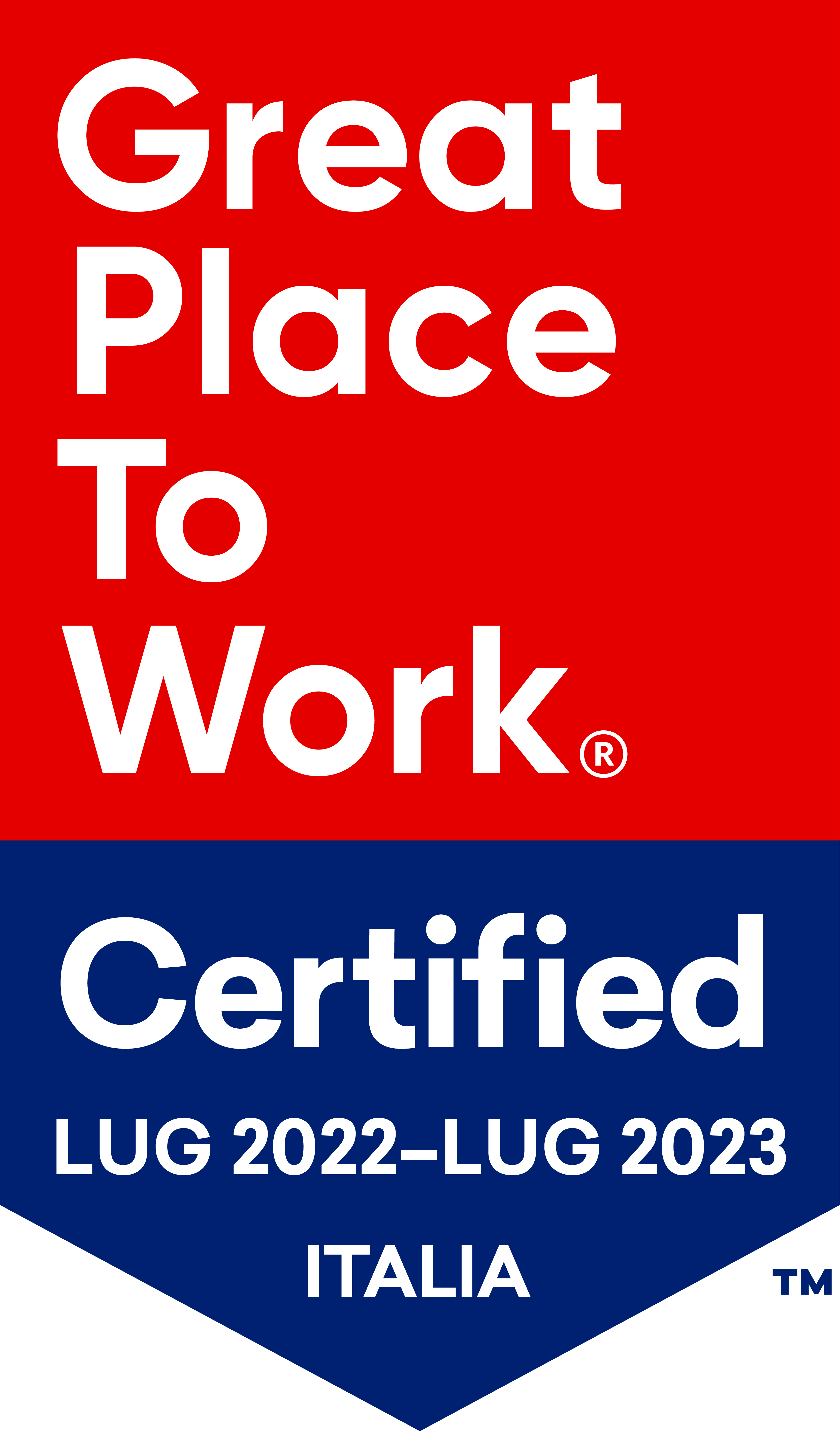 Certificazione GPTW  LUG 22 - LUG 23
